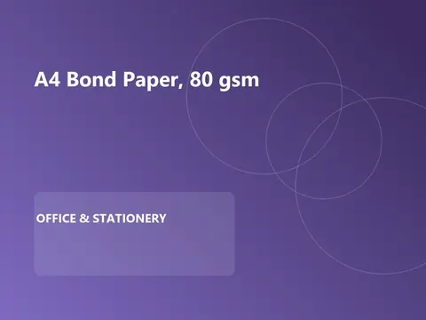 A4 Bond Paper, 80 gsm