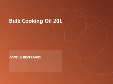Bulk Cooking Oil 20L