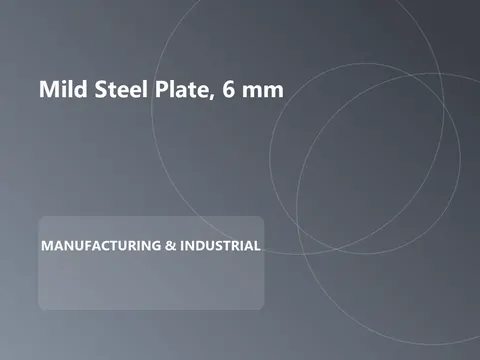 Mild Steel Plate, 6 mm