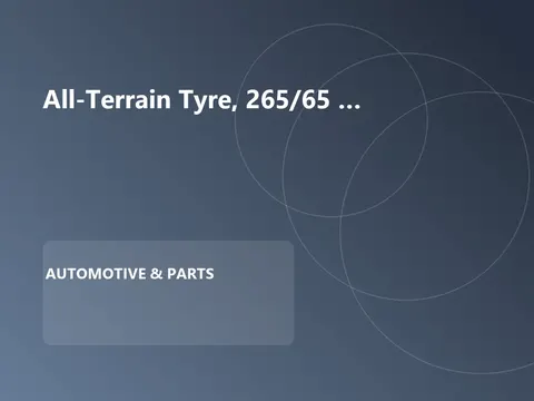 All-Terrain Tyre, 265/65 R17