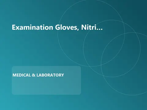 Examination Gloves, Nitrile