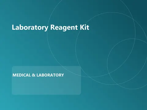 Laboratory Reagent Kit