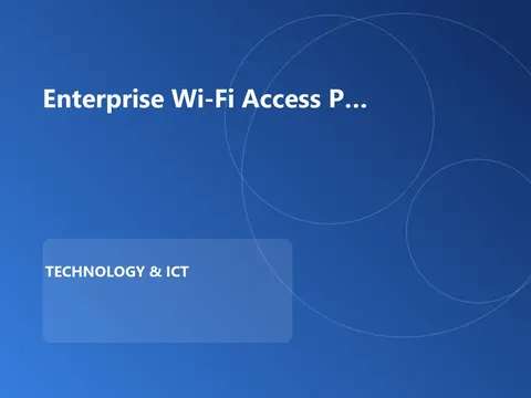 Enterprise Wi-Fi Access Point