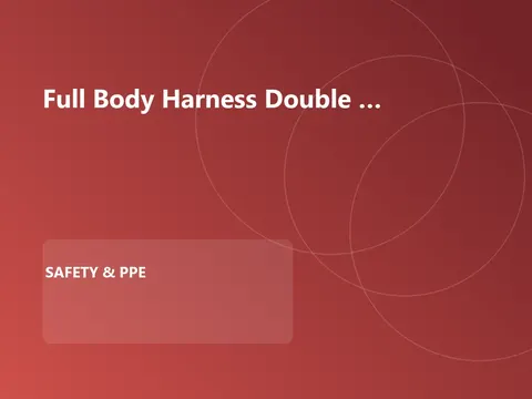 Full Body Harness Double Lanyard
