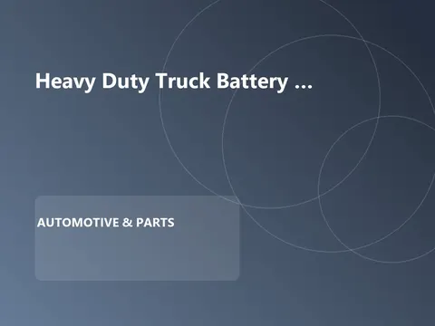 Heavy Duty Truck Battery 200Ah