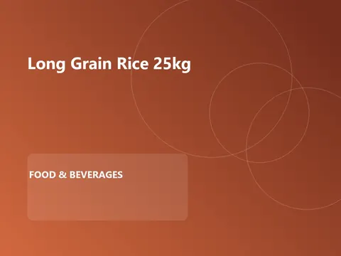 Long Grain Rice 25kg