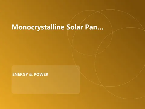 Monocrystalline Solar Panel 450W