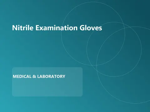 Nitrile Examination Gloves