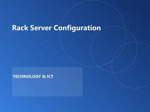 Rack Server Configuration