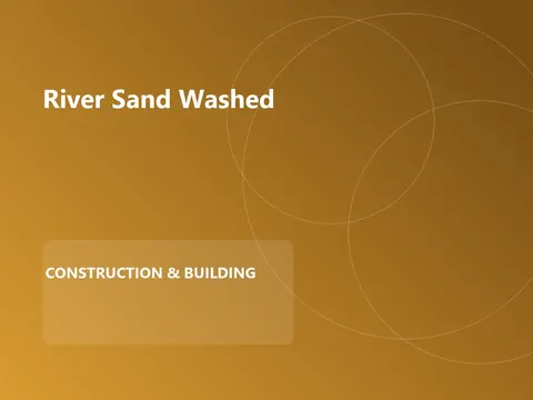 River Sand Washed