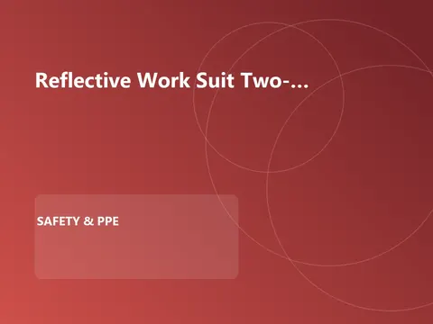 Reflective Work Suit Two-Piece