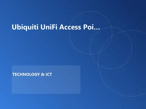 Ubiquiti UniFi Access Point U6